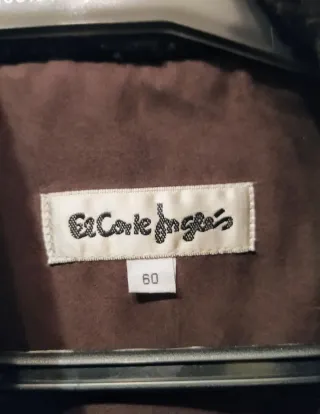 Abrigo tipo Parka acolchado El Corte Inglés marrón