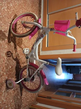 Bicicleta Niña Princesa Rosa