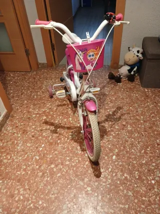Bicicleta Niña Princesa Rosa