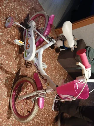 Bicicleta Niña Princesa Rosa