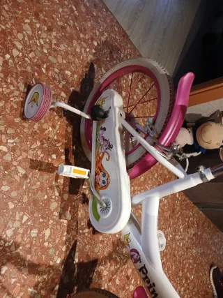 Bicicleta Niña Princesa Rosa