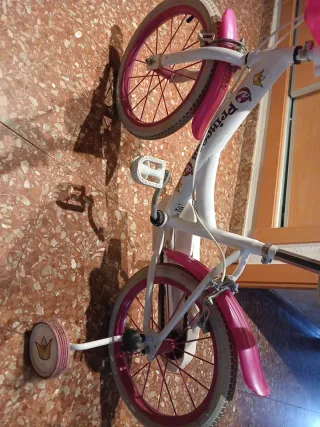 Bicicleta Niña Princesa Rosa