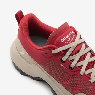 Zapatillas de senderismo montaña - MH500 LIGHT rojo - mujer