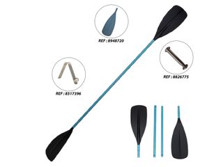 Remo Kayak 100 Azul 4 Partes 215 cm