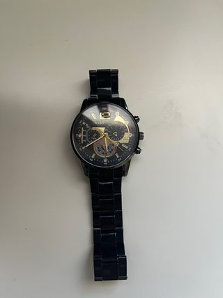 Reloj VIKABO Negro y Dorado Cronógrafo