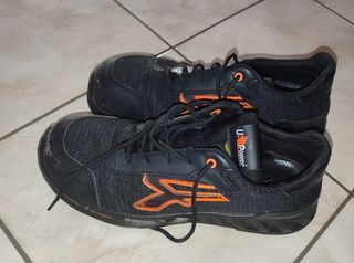Scarpe U-Power Nere Arancioni Misura 44