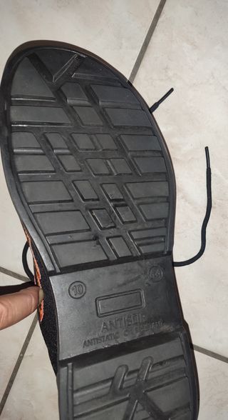 Scarpe U-Power Nere Arancioni Misura 44