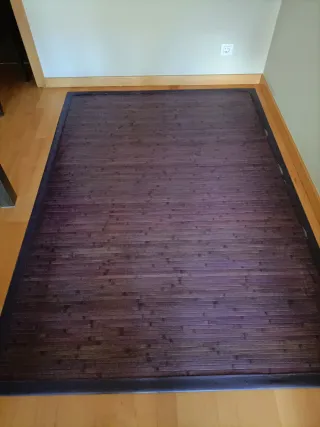 Alfombra de bambú