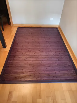 Alfombra de bambú