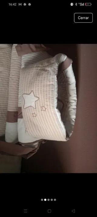 Conjunto cuna bebé estrellas