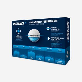 Bolas golf x12, Taylormade Distance+