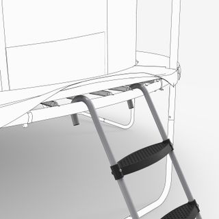 Escalera 3 Peldaños Cama Elástica 365/420/520 Red