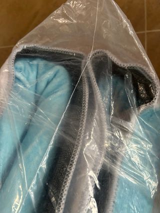 Alfombra infantil nubes azul y blanco