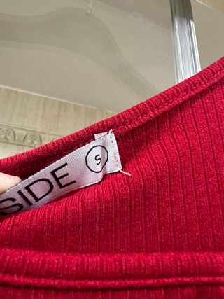 Vestido Rojo Largo Inside Talla S