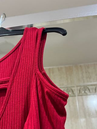 Vestido Rojo Largo Inside Talla S