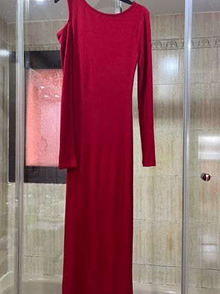 Vestido Rojo Largo Inside Talla S
