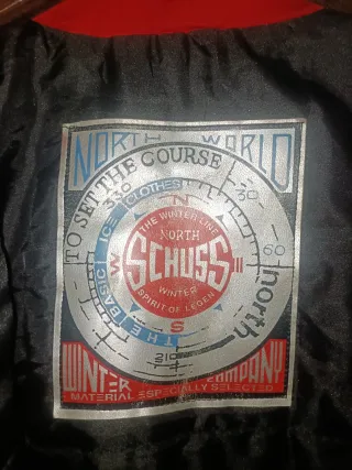 Chaqueta niño negra y roja