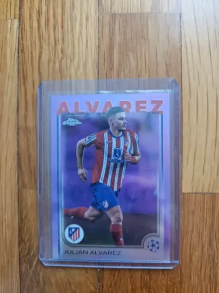 Carta Julian Alvarez /299 Topps Chrome