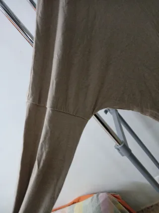 Blusa Natural Estampado Brillante Talla L