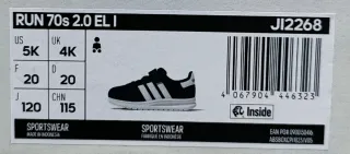 Adidas Sapatilhas Criança Tamanho 20 novas