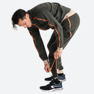 Pantalón jogger Hombre con cremallera fácil de poner verde