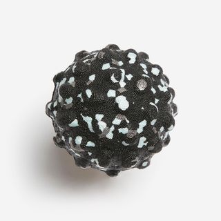 Kit de masaje 3 en 1, rodillo liso, pelota y bastón, negro