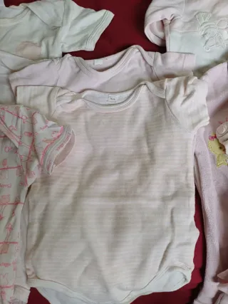 Lotto 14 pezzi abbigliamento neonata 74 cm