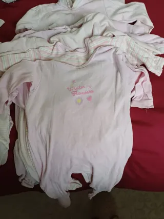 Lotto 14 pezzi abbigliamento neonata 74 cm