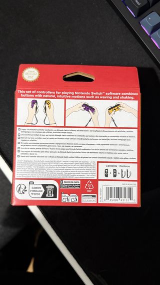 Nintendo Switch Joy-Con Morado y Naranja