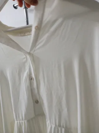 Blusa blanca Takezo talla L