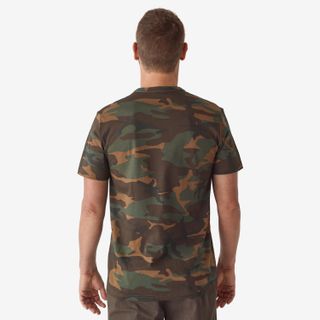 Camiseta Manga Corta Caza Hombre Solognac Resistente x3