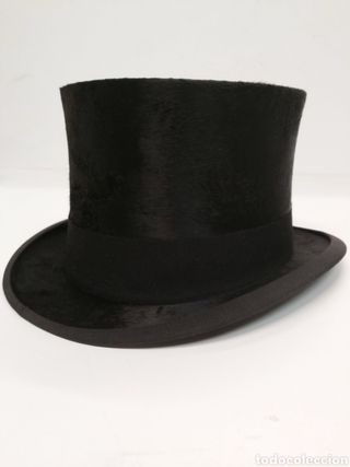 Sombrero de copa Prats Piel de foca. buen estado.