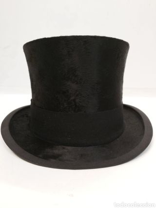 Sombrero de copa Prats Piel de foca. buen estado.