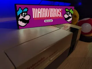 Lámpara Logo Retro Gamer Nintendo