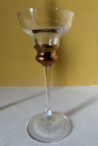 Coppia Portacandele in Vetro