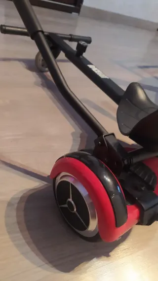 Overboard+ Kart Negro/Rojo