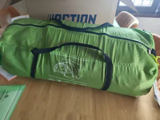 Tienda campaña Crivit 4 personas doble techo