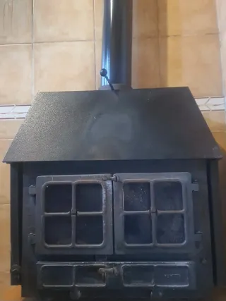 Chimenea de hierro fundido