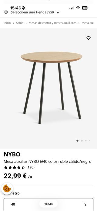 Mesas de centro Jysk NYBO