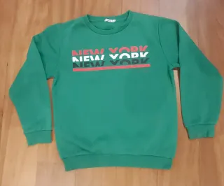 Sudadera niño New York verde