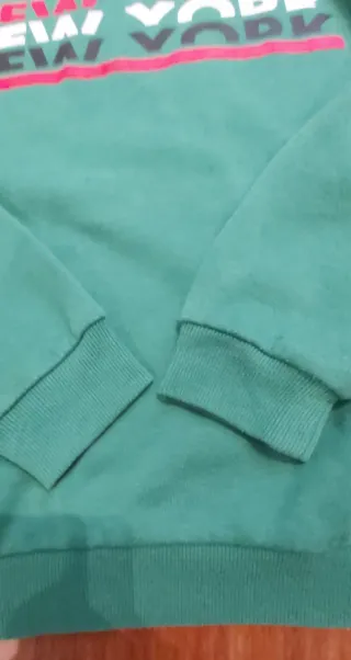 Sudadera niño New York verde