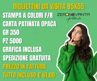 Bigliettini da visita 85x55