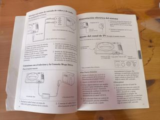 Libro de instrucciones Manual Sega Mega Drive 1