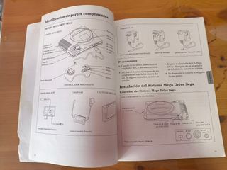 Libro de instrucciones Manual Sega Mega Drive 1