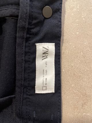 Pantalones Zara Azul Marino