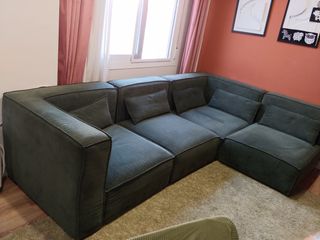 Sofá modular Kilhe verde