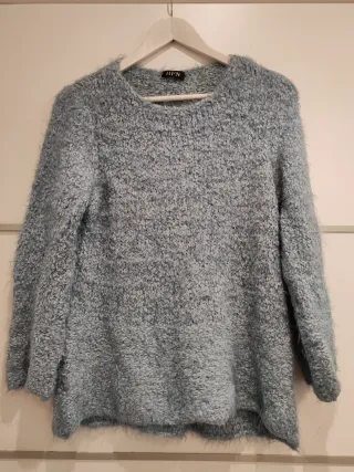 Maglione HFN soffice azzurro taglia L