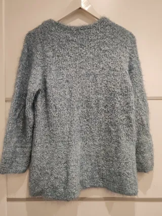 Maglione HFN soffice azzurro taglia L