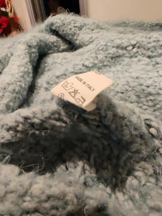 Maglione HFN soffice azzurro taglia L