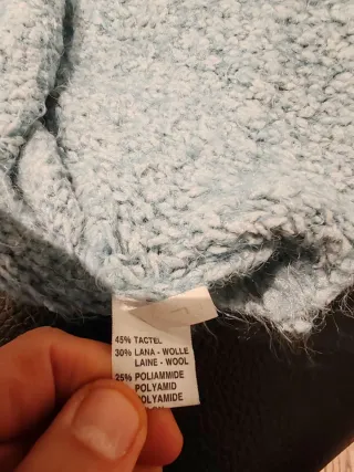 Maglione HFN soffice azzurro taglia L